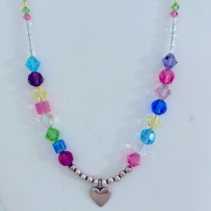 Swarovski and Sterling Necklace